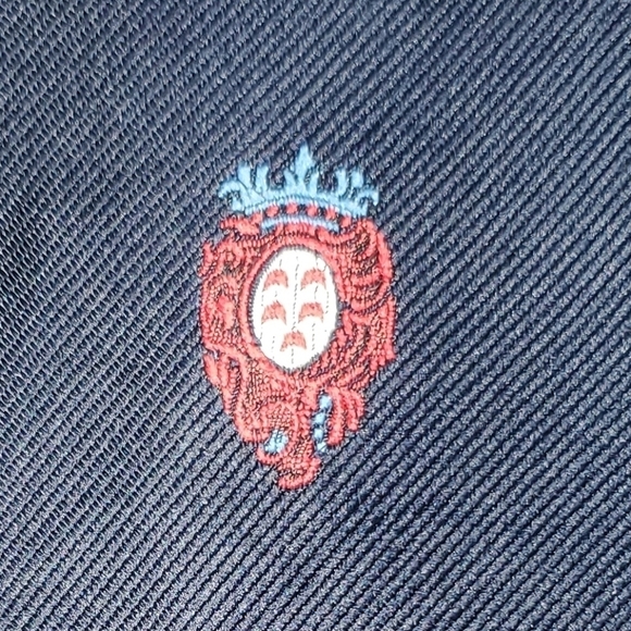 Blue tie with red pattern NEW - Picture 4 of 6